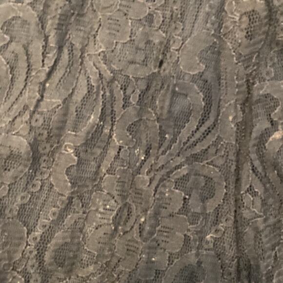 All That Jazz Vintage 90’s Black Lace Mini Dress Sz 2 Nylon Rayon Lined Zipper - Picture 12 of 12